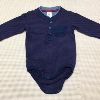 Ｈ＆Ｍ ベビー70cmロンパース☆２枚セット☆の画像