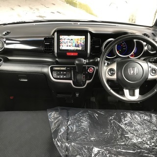⭐️【全コミ89→85万円】H25 NBOX カスタムGターボPKG★車検30年7月★ナビ★テレビ★両側パワスラ★の画像