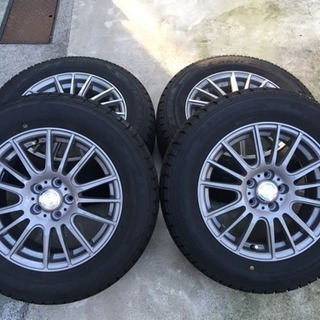 【中古】スタッドレスタイヤ4本 195/65R15-91Q GOODYEAR ICE NAVI ZEAⅡ