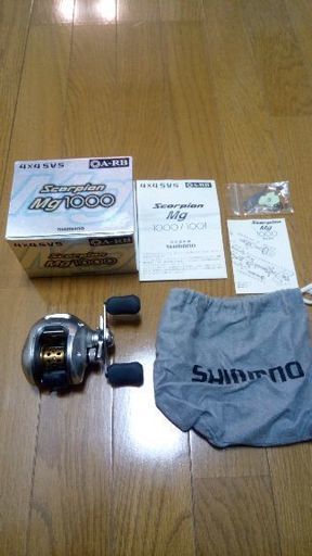 ※売却済み SHIMANO(シマノ) ベイトリール 04 スコーピオンMg 1000 [中古・箱あり・送料込み]