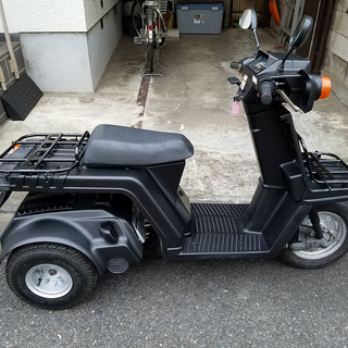 掲載終了　7hayt　バイク屋 乗り出し総額234,192円(税込) ジャイロX オールペン・マットブラック ミニカー マフラー・タイヤ・ブレーキシュー新品 後期型 [管理No.QI10]の画像