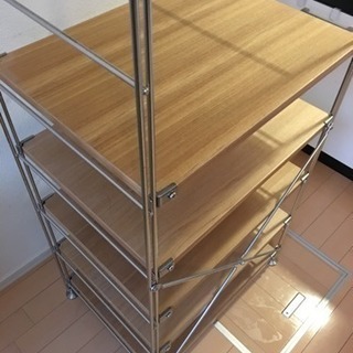無印良品ステンレスユニットシェルフの画像