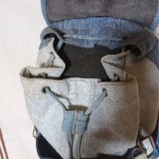 リュック デニム スポンジボブの画像