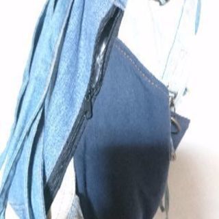 リュック デニム スポンジボブの画像