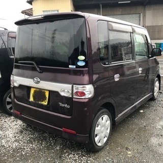タントカスタムL 車検付き パープルの画像