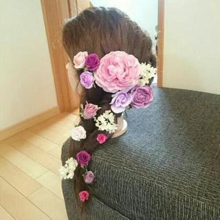 ★卒業式★成人式★振袖★花飾りの画像