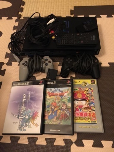 お値下げ♪ PS2本体、コントローラ－、ソフトなど一式セット