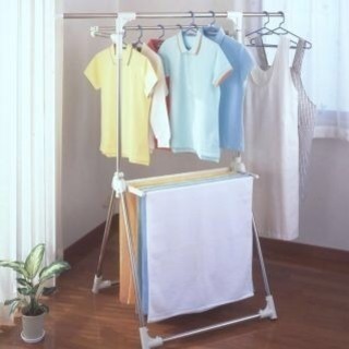 不要な物干、タオルかけなど
