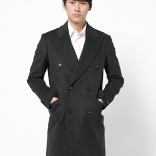 ダブル チェスター コート THE SUIT COMPANY メンズ