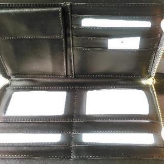 激安❗新品❗最終価格❢W ファスナー大容量セカンド財布バック黒色の画像