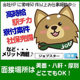 【派】札幌中央卸売市場内での青果物の入出荷作業STAFFの画像