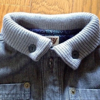 美品 ポニーゴーラウンド デニム　アウターの画像