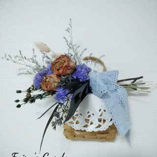 2017年冬期シーズンレッスン募集中です　～アンティークカラーのハンギングバスケット～の画像