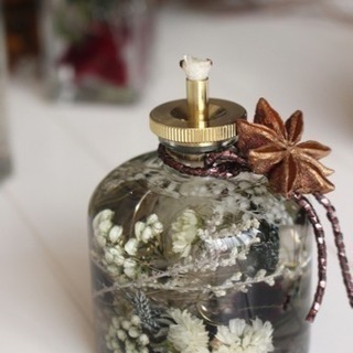 ✴︎Special,One day Christmas lesson. ハーバリウムとオイルキャンドルの画像