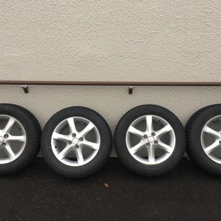 【中古】TOYOTA純正アルミ付き BSスタッドレス185/65/15