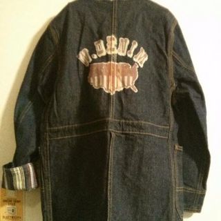 デニムカバーオール130サイズの画像