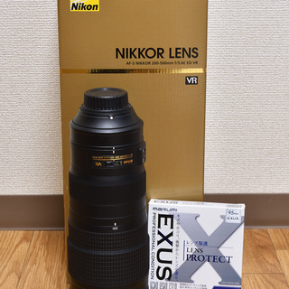 AF-S NIKKOR 200-500mm f/5.6E ED VR プロテクター付き