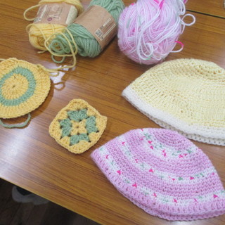 12月7日（木）午前10:30から「編み物・刺繍カフェ」at「クラフトハウスばく」好きなものが作れます。お子さん連れOK。ダーニングも。の画像