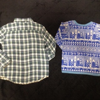 F.O.KIDS カーディガン & リバーシブルシャツ セットの画像