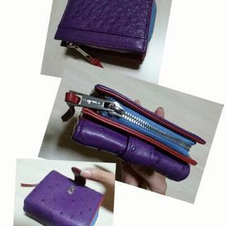 【お値下げ】センプリチェ オーストリッチ2つ折りウォレットの画像