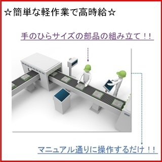 ☆出稼ぎ希望の必見☆寮費無料・入社祝金30万支給・超カンタン軽作...