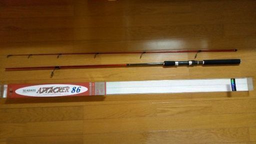※売却済み シーバスロッド + ルアー5点セット[中古・美品]