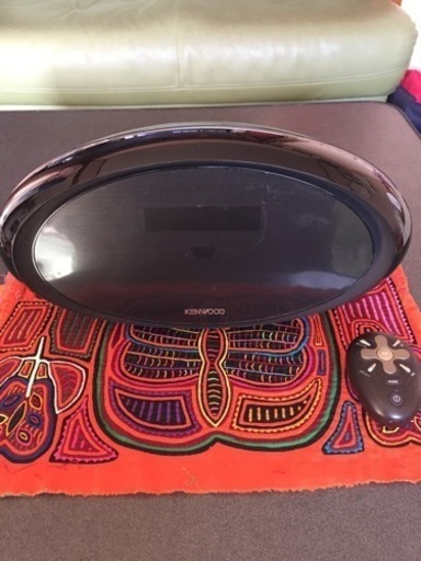 KENWOOD スピーカー CD iPod USBラジオ可