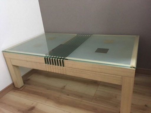 値下げ！美品 ガラステーブル