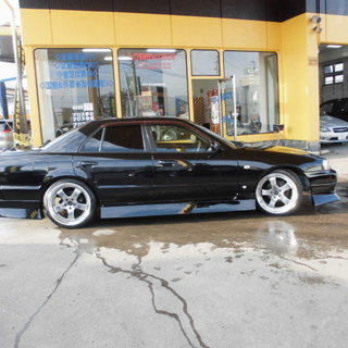 Ｒ３４●スカイライン●２５ＧＴ　ＦＯＵＲ　Ｌセレクション●４ドア●ＯＲＩＧＩＮ●フルエアロ●車高調●ＡＧＬＥ　プレミアム　１９インチ　アルミホイール●鑑定済み●５速　マニュアル●深リム●ドリフトの画像