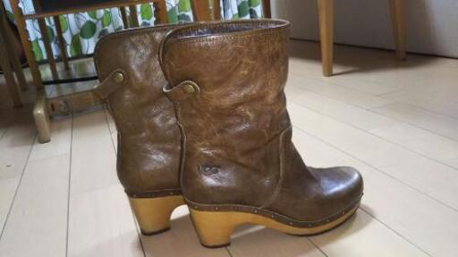 【美品】値下げＵＧＧレディース 革ブーツ 23㎝～23. 5㎝
