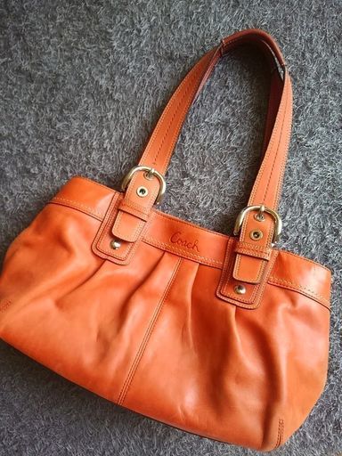商談成立》COACH　中古肩掛けバック　秋冬に