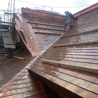 『技を極める』☆未経験からのスタート☆建築板金スタッフ・社寺板金スタッフ募集の画像