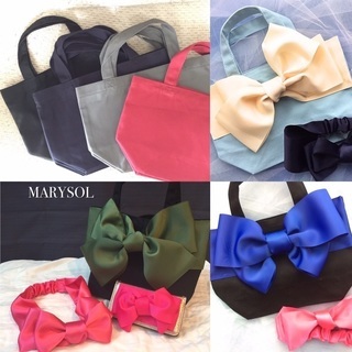 針も糸も使わない、大きなリボンバック♡candybag 