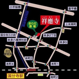 愛力ヨガ国分寺教室　お寺でヨガの画像