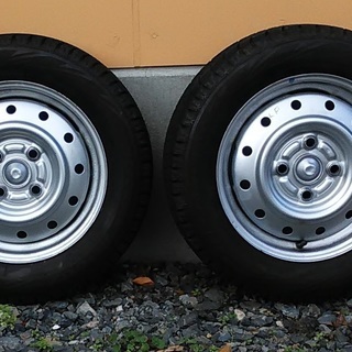 スタッドレス　155/65/Ｒ13　REVOGZ 鉄ホイール付き4本　ワゴンＲで2シーズン使用