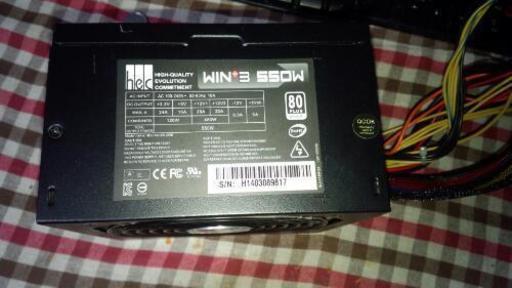 【値下げ】win+3 550W PC電源