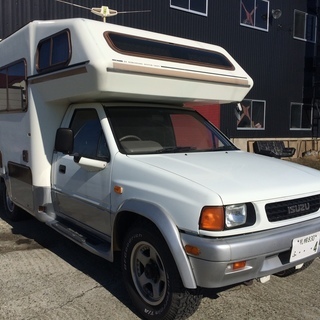 キャンピングカー☆今人気　車中泊　キャンプ　釣り　アウトドア　最適イスズ　ロデオ　4WD　ヨコハマモータース　の画像