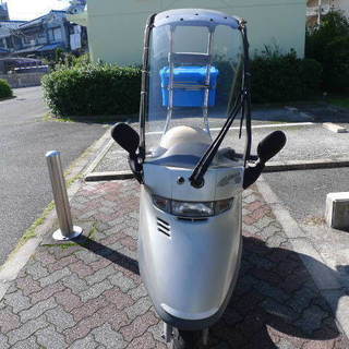 ホンダ　屋根付きキャビーナ９０　奇跡の透明スクリーン　新品　サイドスタンド付き　完動美品の画像
