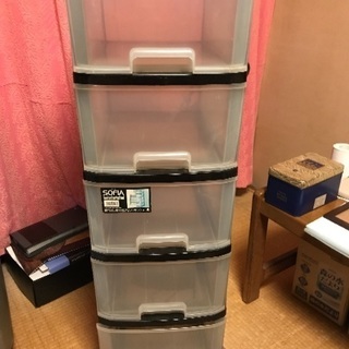 クリアケース、引き出しの画像