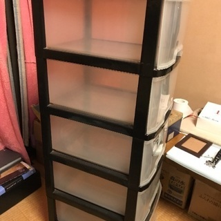 クリアケース、引き出しの画像