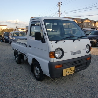 ちょっとレトロでかわいい軽トラです。走行少なく車検たっぷり！！の画像