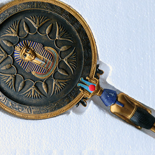 古代エジプト文明レリーフの豪華手鏡＊新品の画像