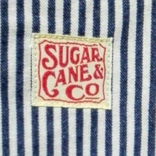 【SUGAR CANE&CO】ヒッコリーワークパンツの画像