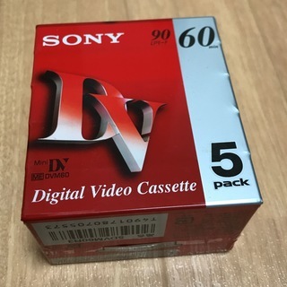 【新品】SONY ミニデジタルビデオカセット 5巻パック