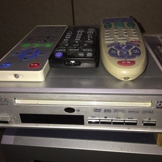 テレビデオ、地デジチューナー、DVDプレイヤーの画像