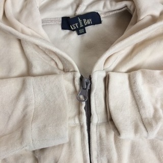 100 イーストボーイ ベロアパーカーの画像