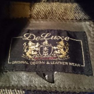 《最終値下げ》メンズ牛皮 皮ジャンMサイズ(茶色)の画像