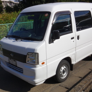 キーレス付のサンバーバン！タイベル交換済！車検付可！早い者勝ち！