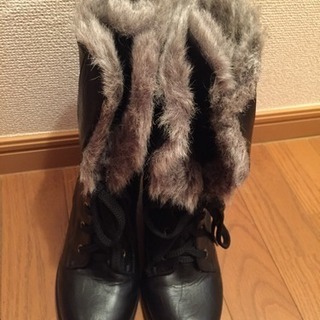 ファー付き2wayブーツLsizeの画像