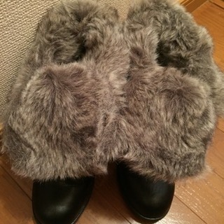 ファー付き2wayブーツLsizeの画像
